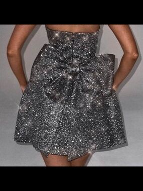 baby boo glitter mini Dress